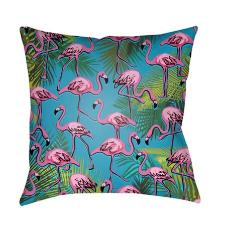 Lolita Flamingo Poly Filled Pillow - 14 X 24 In.